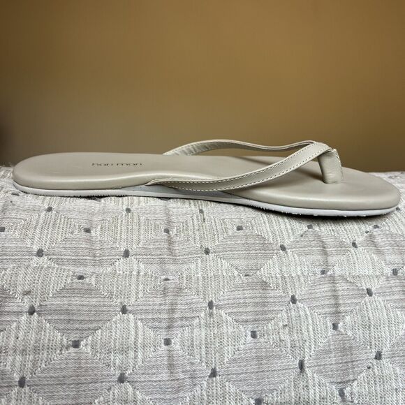 Hari Mari Cloud Light Taupe Gray Toe Post Thong Flip Flop Sandal Women’s 10 - Picture 14 of 16